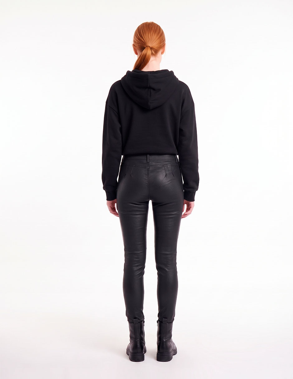 Jeans skinny a la cintura para mujer 4