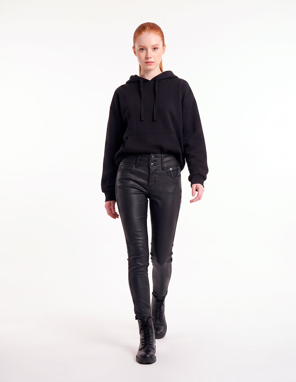 Jeans skinny a la cintura para mujer 3