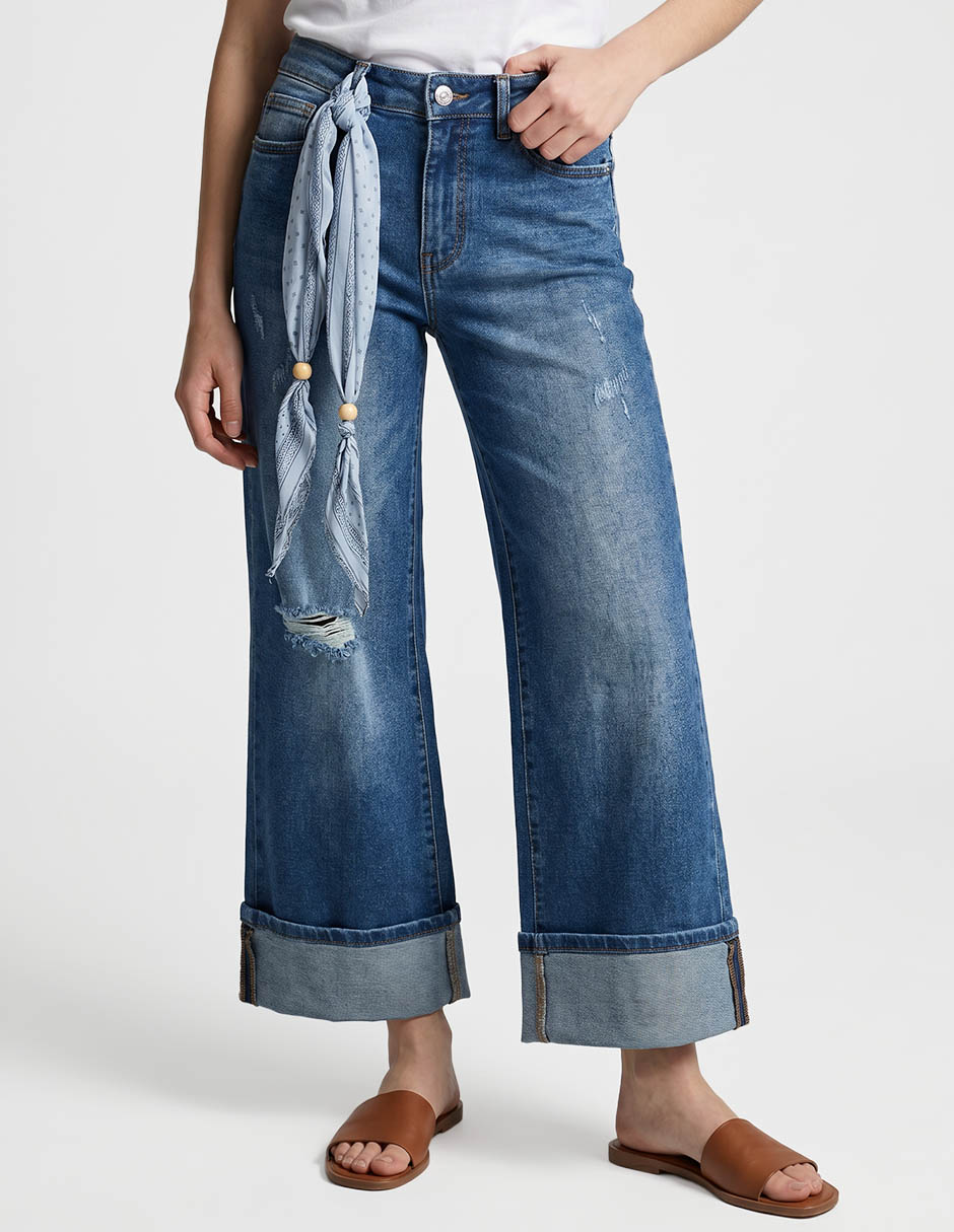 Jeans amplio para mujer