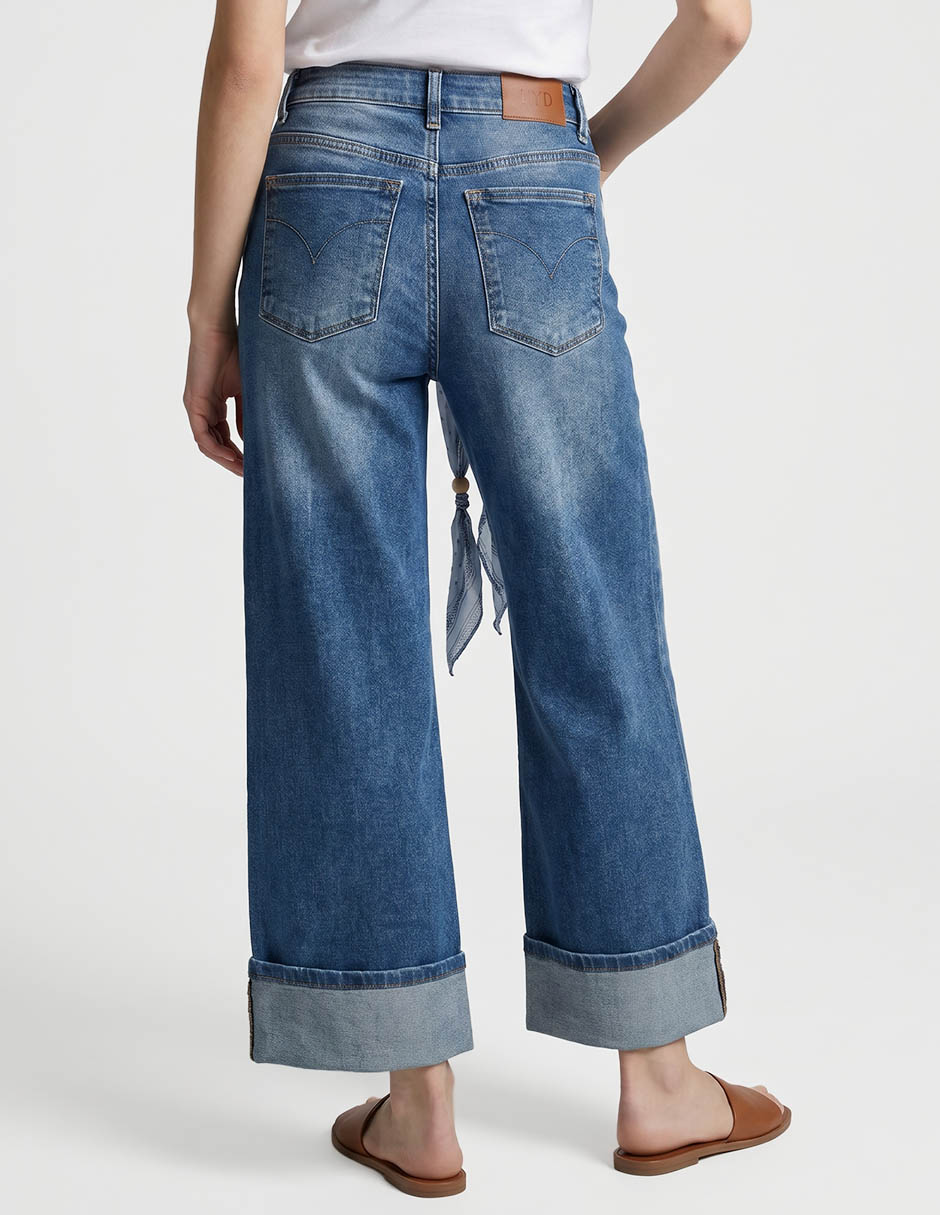Jeans amplio para mujer 2