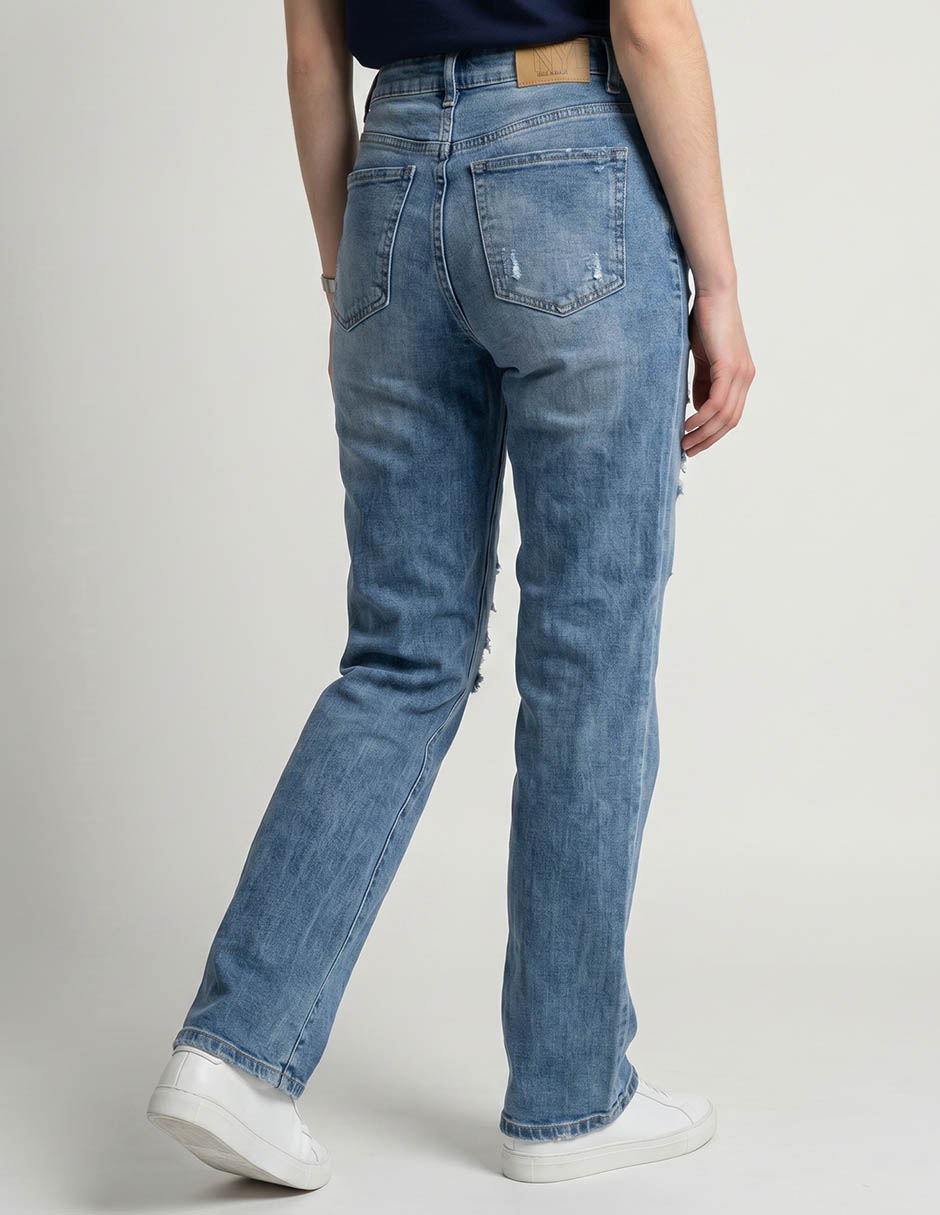 Jeans straight nyd para mujer