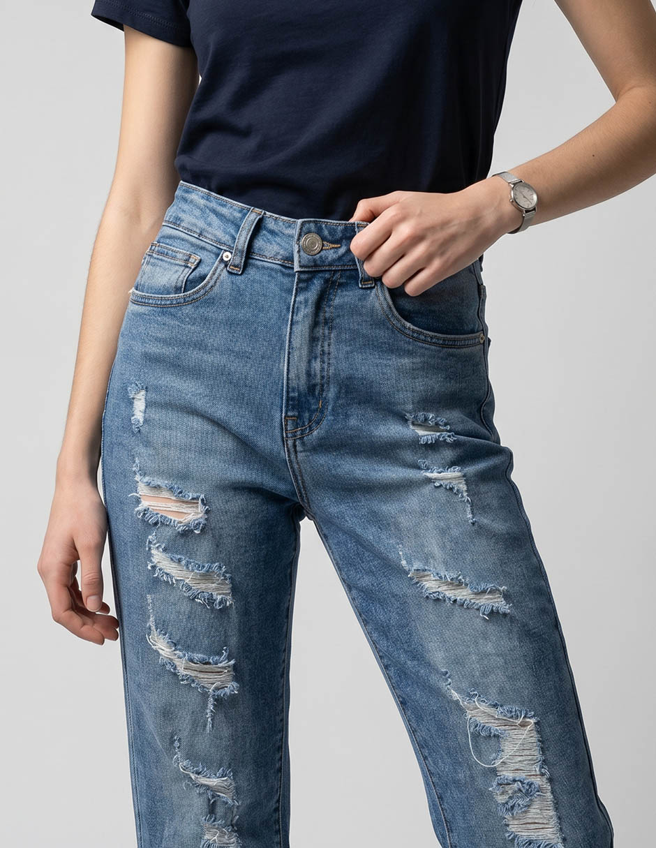 Jeans straight nyd para mujer