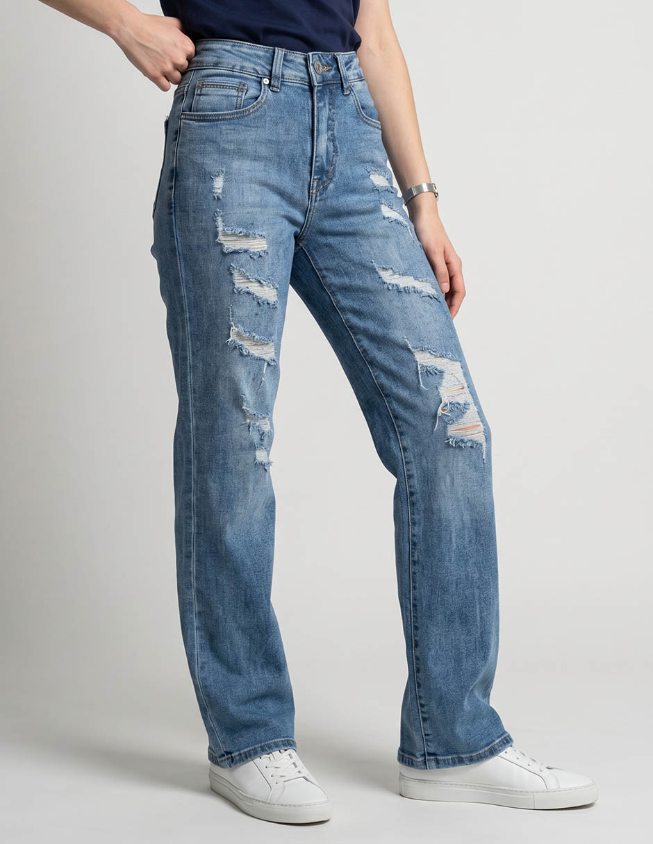 Jeans straight para mujer