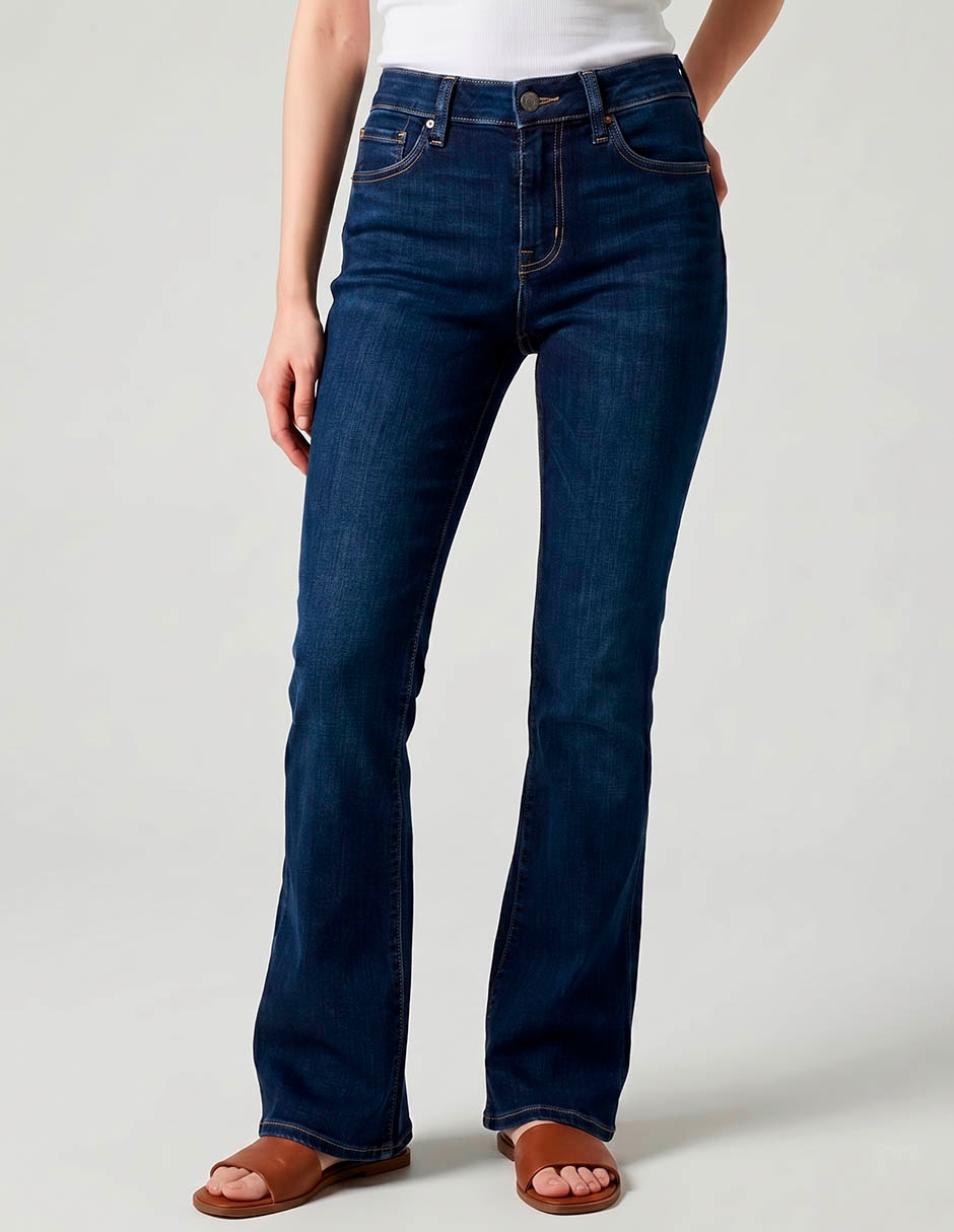 Jeans bota corte cintura para mujer Jeans bota corte cintura para mujer