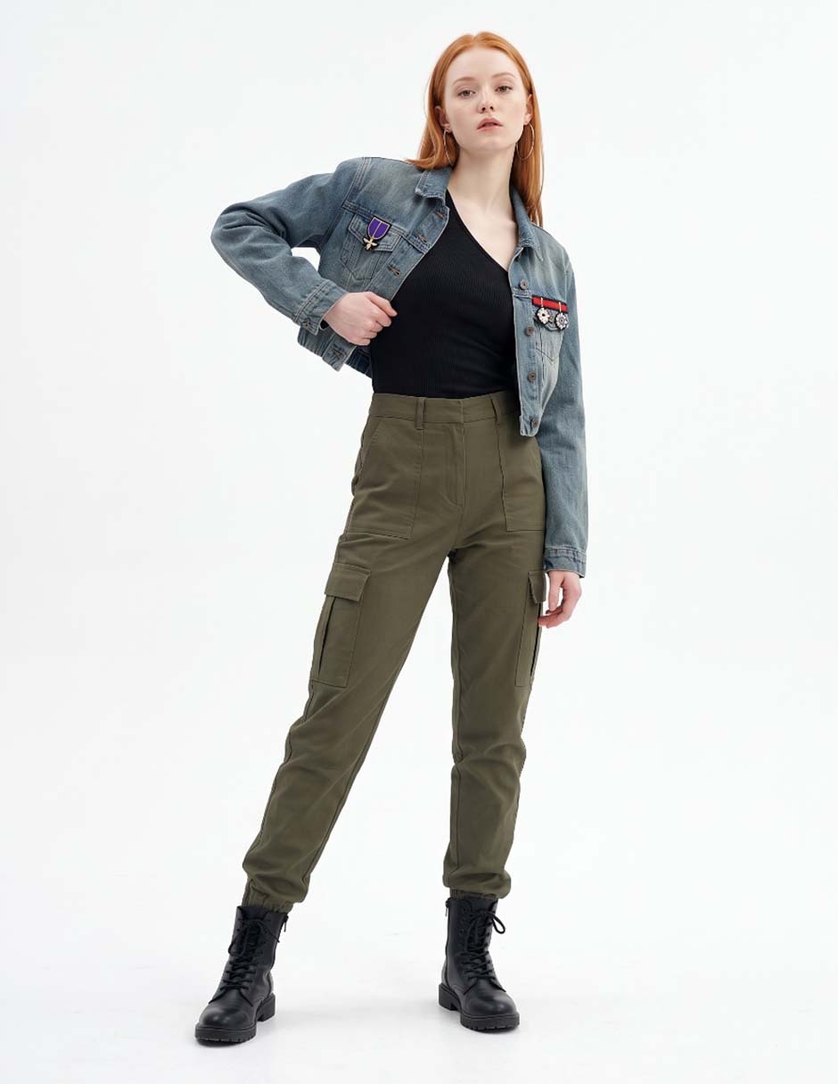 Chamarra casual impermeable para mujer 3