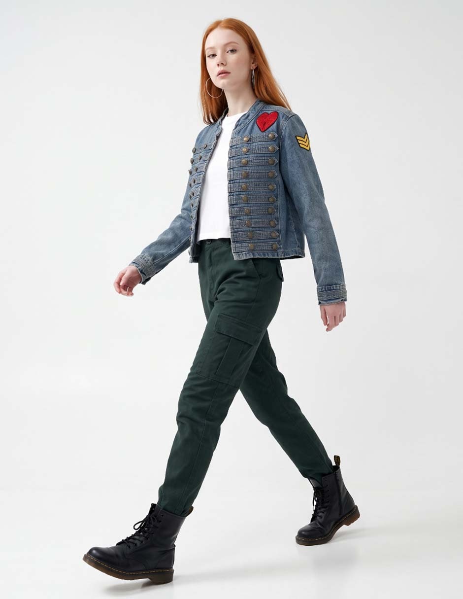 Chamarra casual impermeable para mujer 3