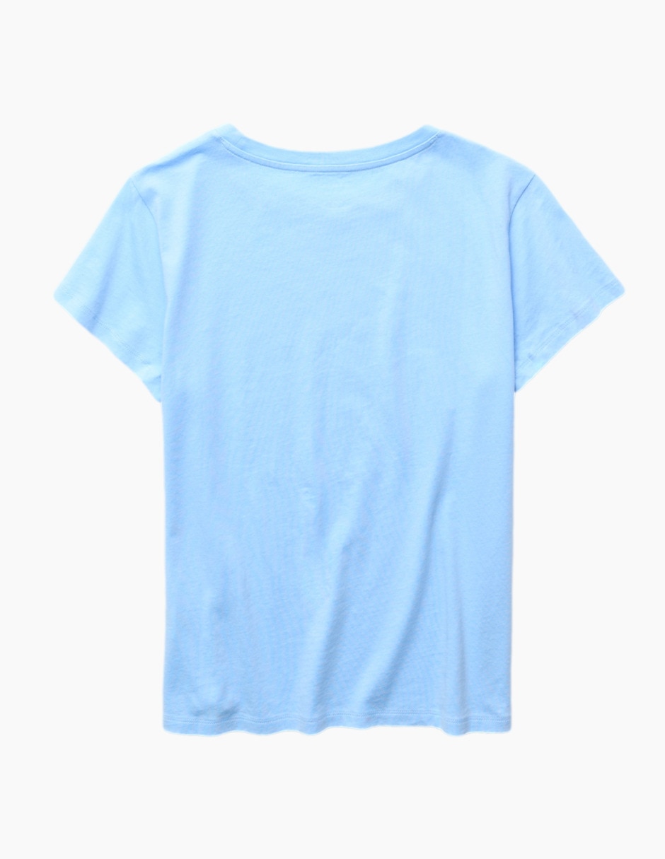 Playera manga corta tees cuello redondo para mujer 4