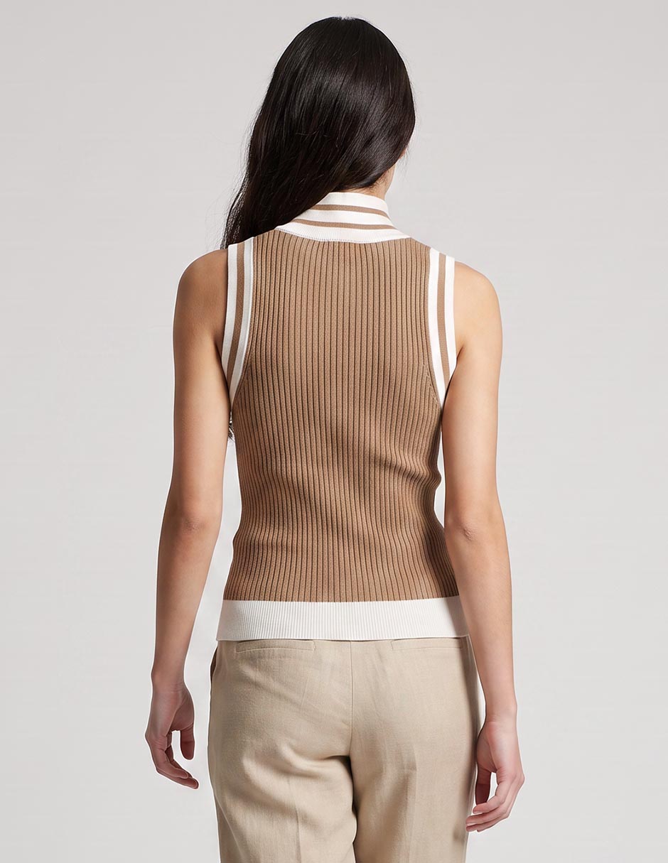 BLUSA 10203 manga Sin Manga para mujer 2
