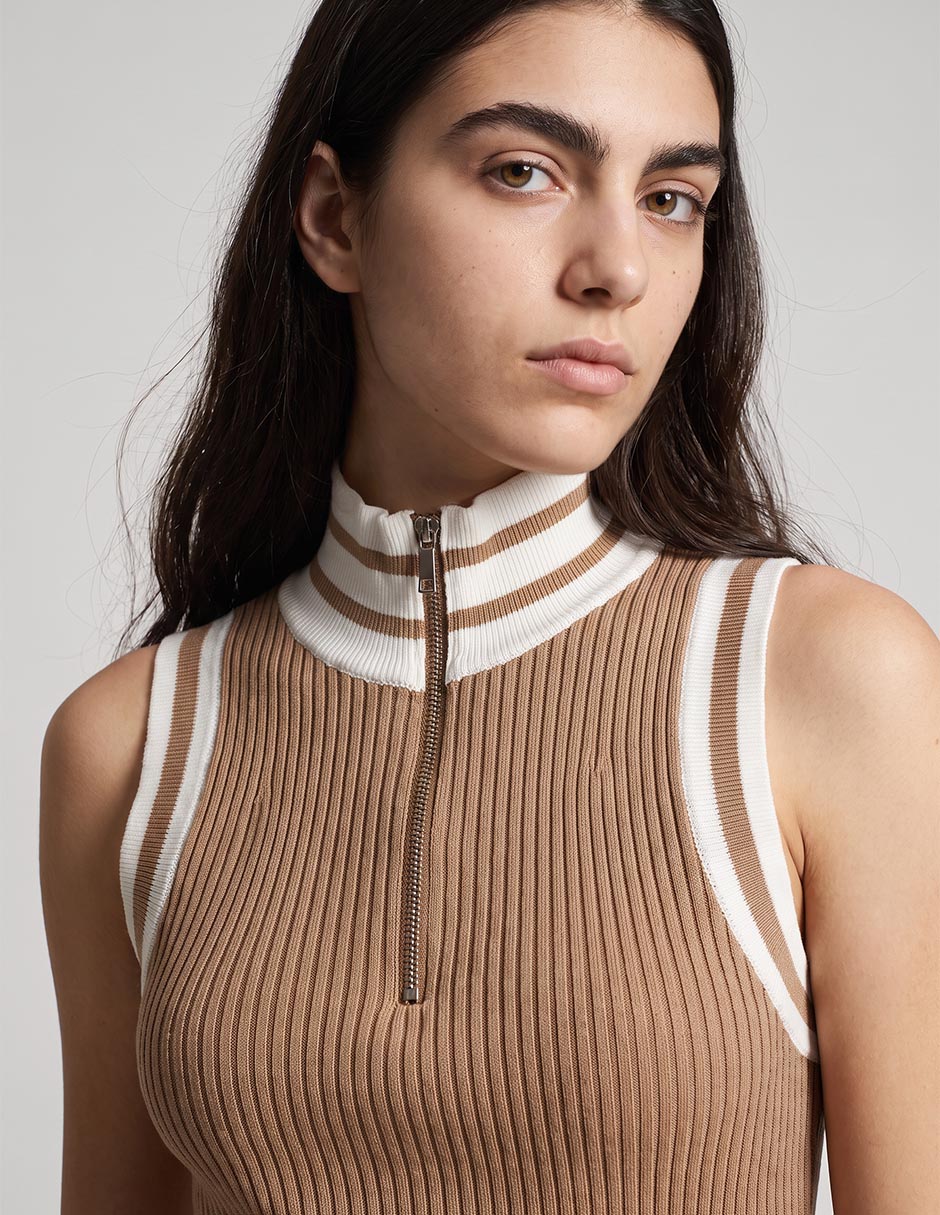 BLUSA 10203 manga Sin Manga para mujer 3