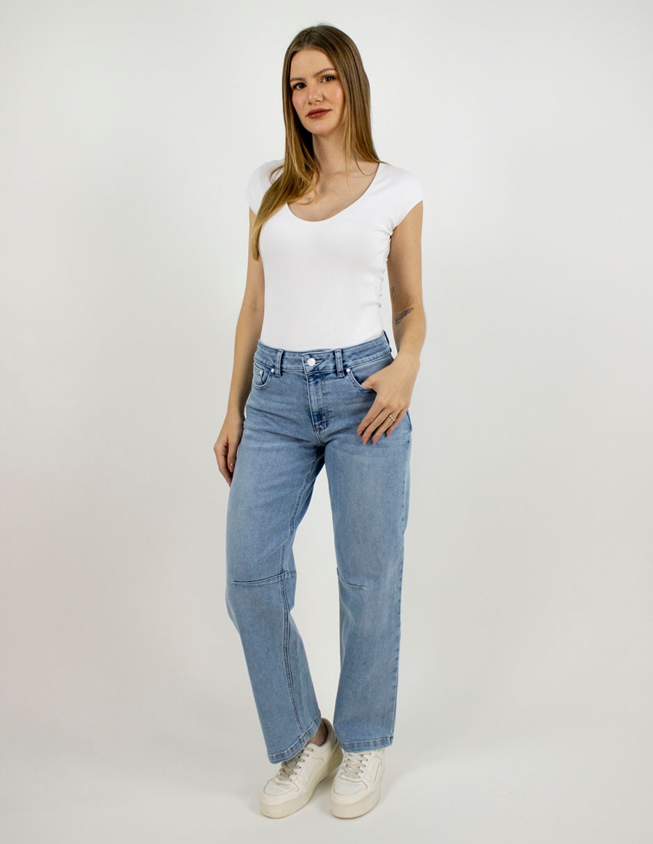 Jeans wide leg para mujer 3