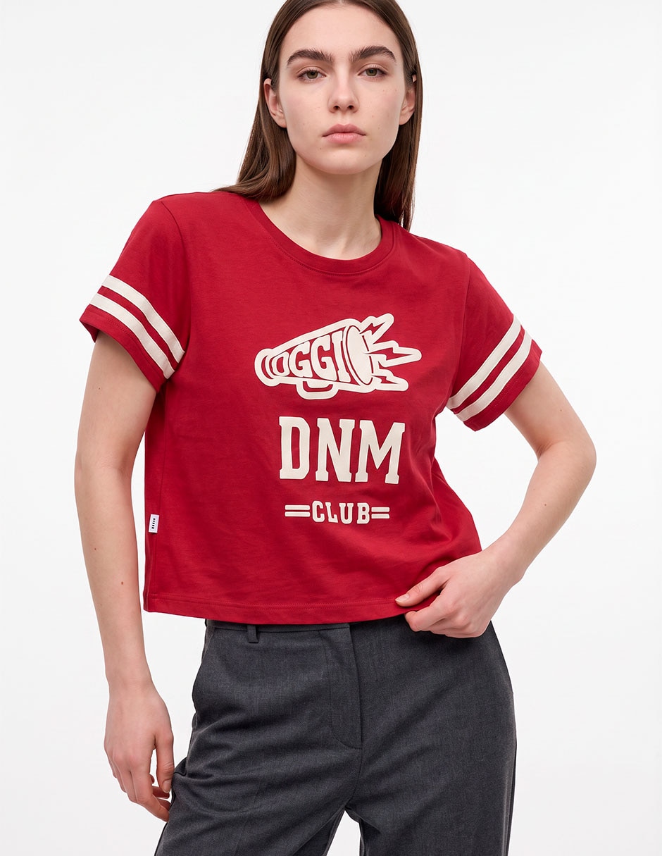 Playera Manga Corta Cuello Redondo Para Mujer 2