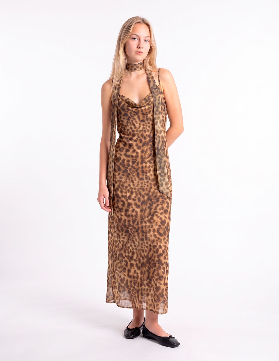 Vestido largo casual para mujer 1