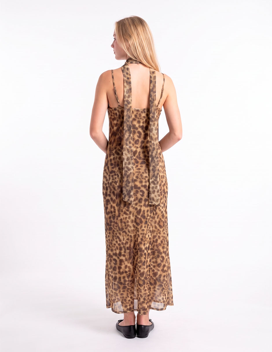 Vestido largo casual para mujer 4