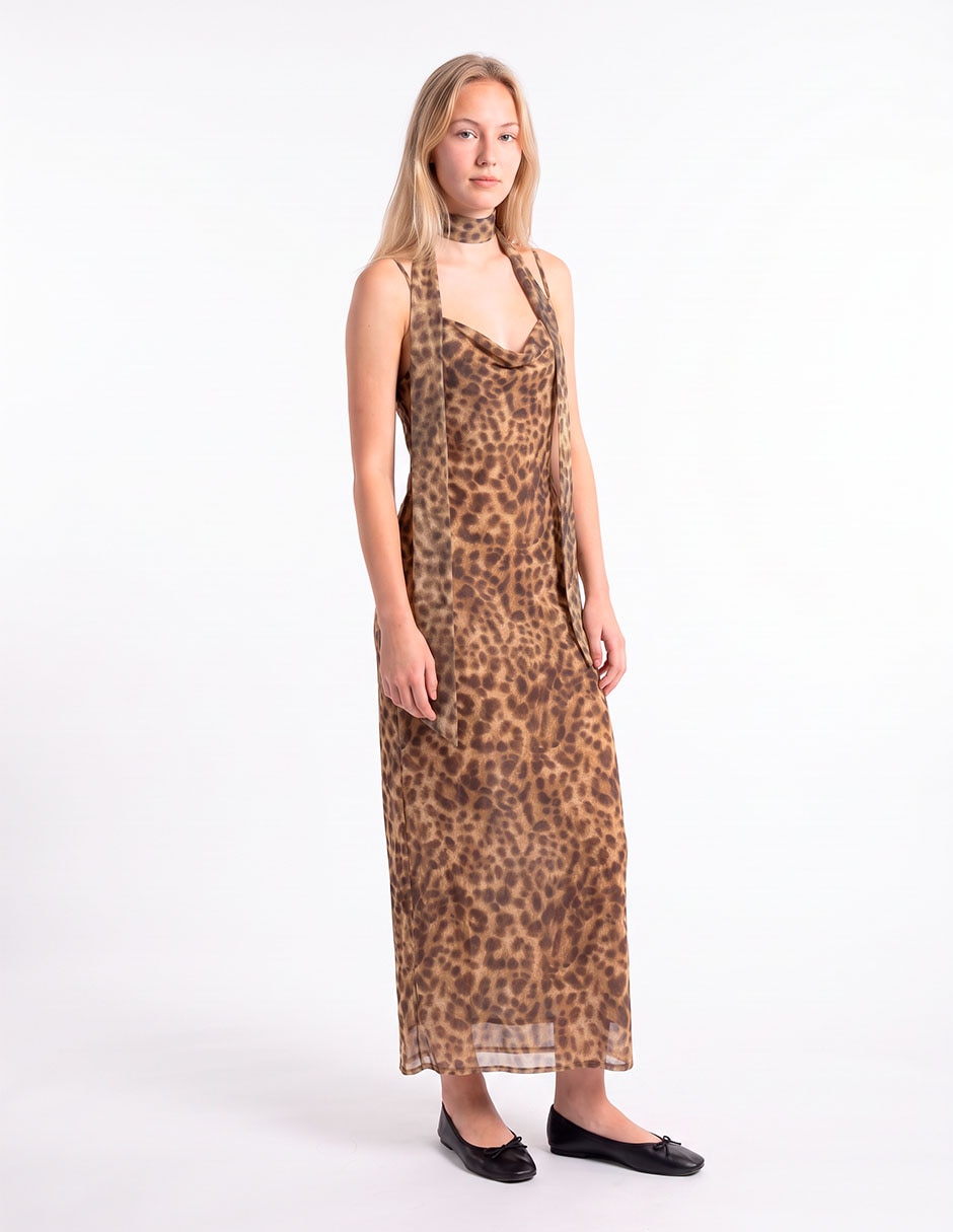 Vestido largo casual para mujer 3