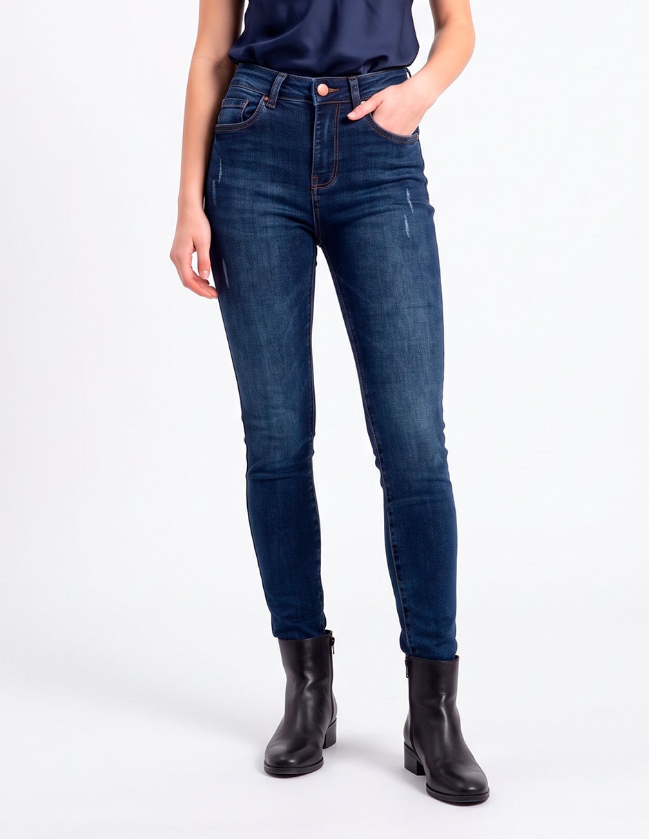 Jeans skinny para mujer 1