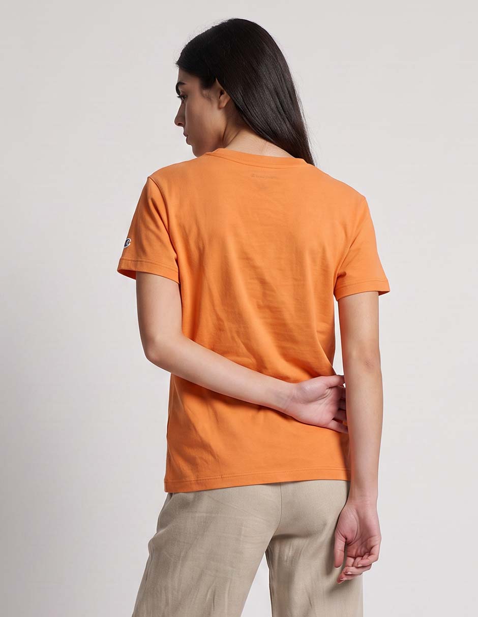 Playera manga corta cuello redondo para mujer 2