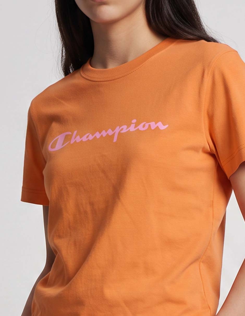 Playera manga corta cuello redondo para mujer 3