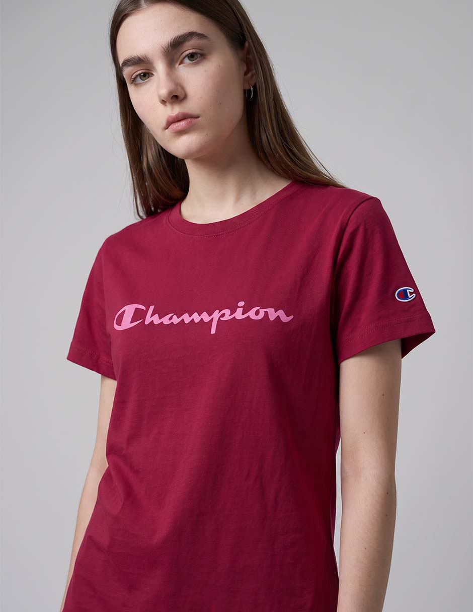 Playera manga corta cuello redondo para mujer 3