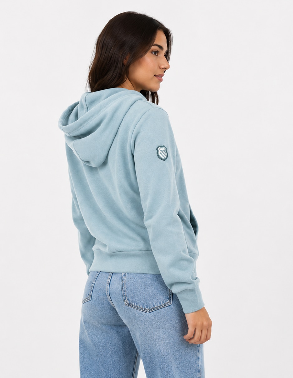 Sudadera con capucha y bolsa para mujer 4