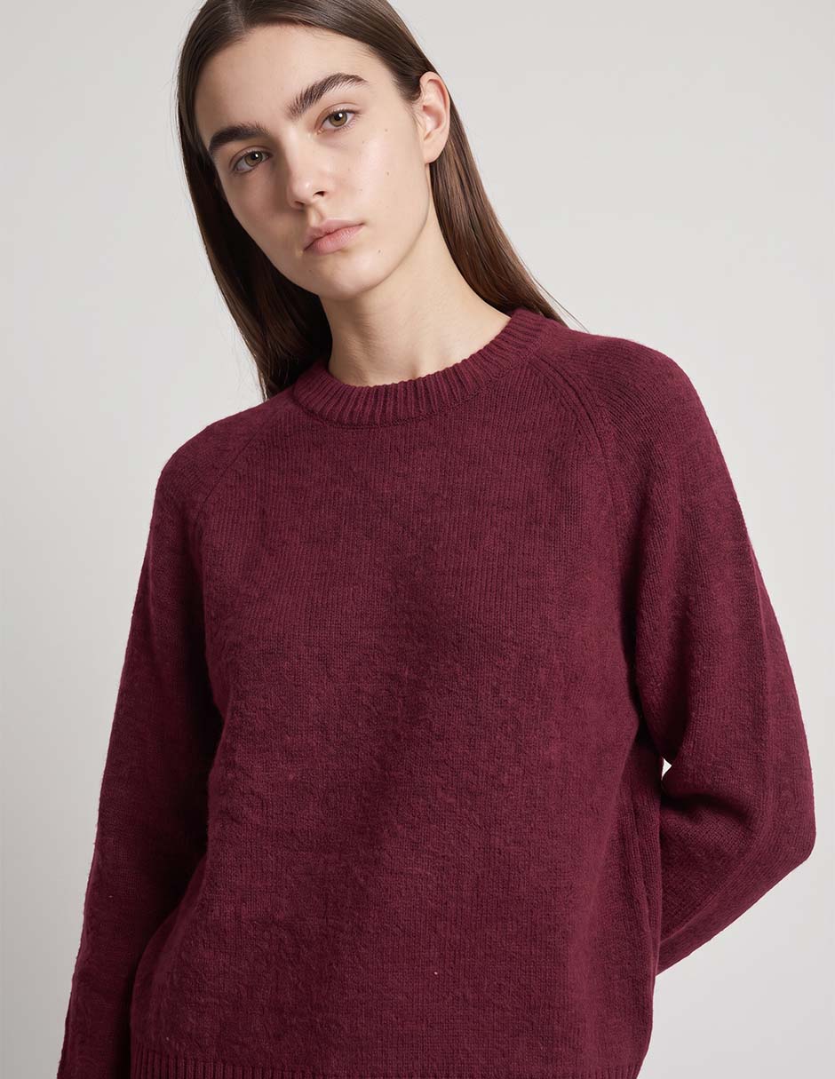 Suéter cuello redondo para mujer 2