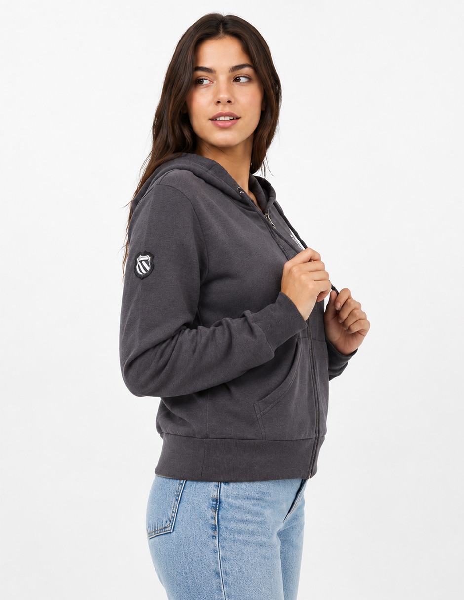 Sudadera con capucha y bolsa para mujer 2
