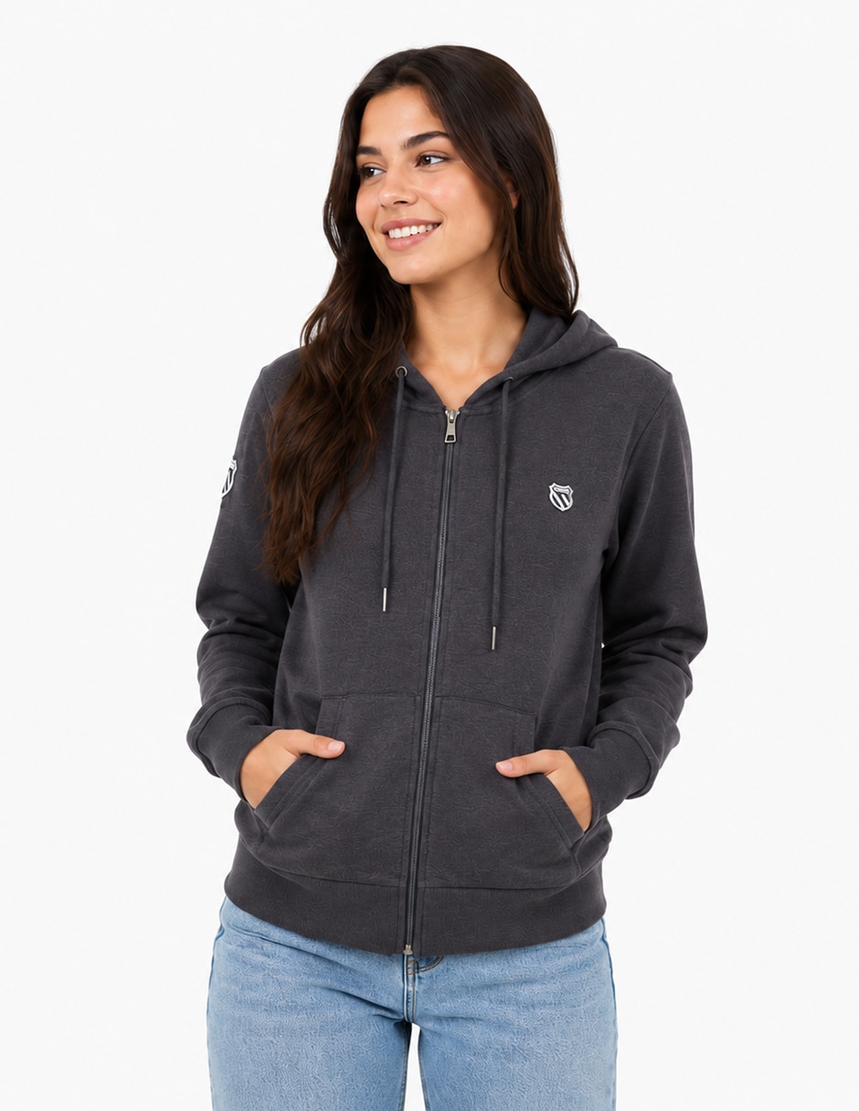 Sudadera con capucha y bolsa para mujer 3