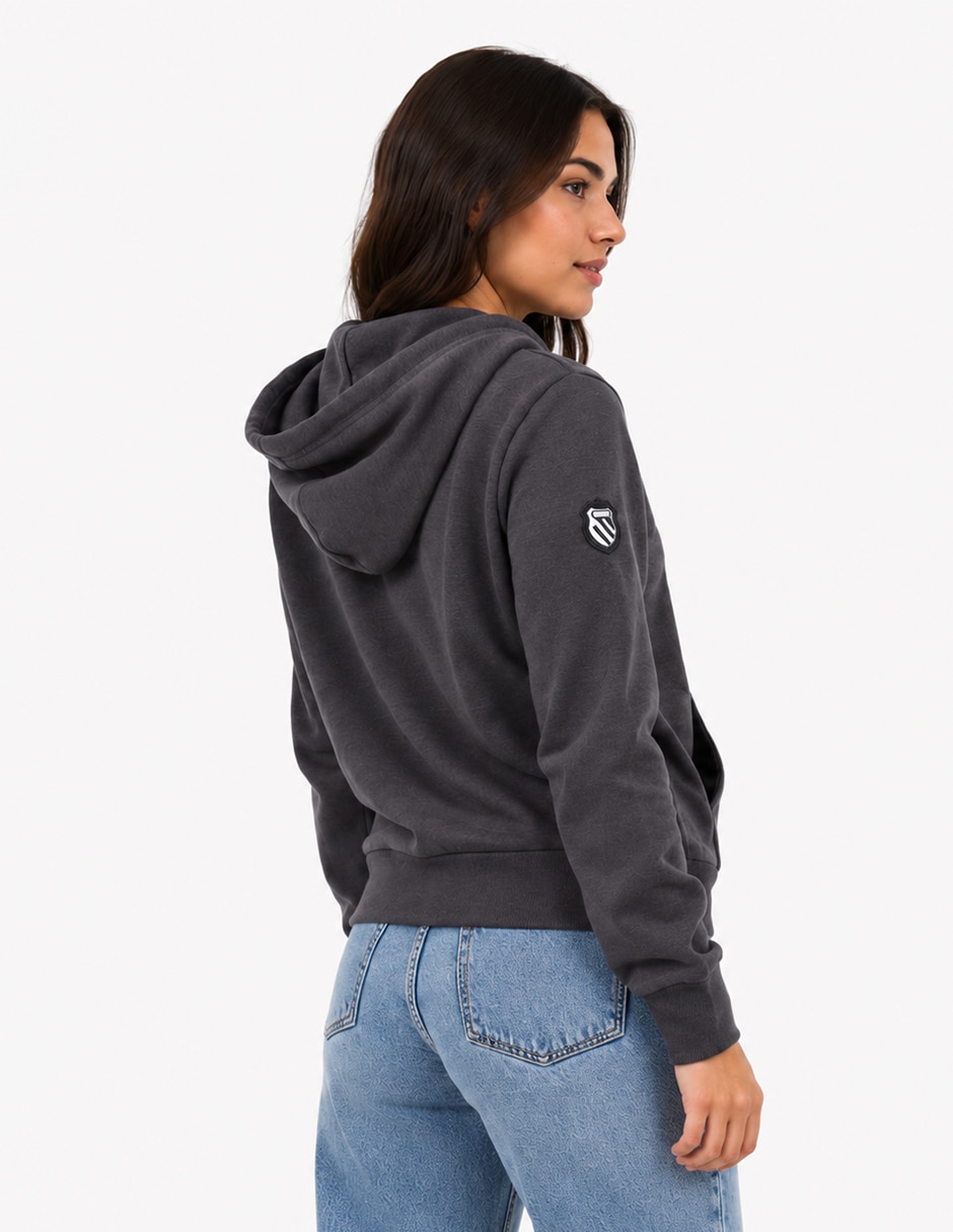 Sudadera con capucha y bolsa para mujer 4