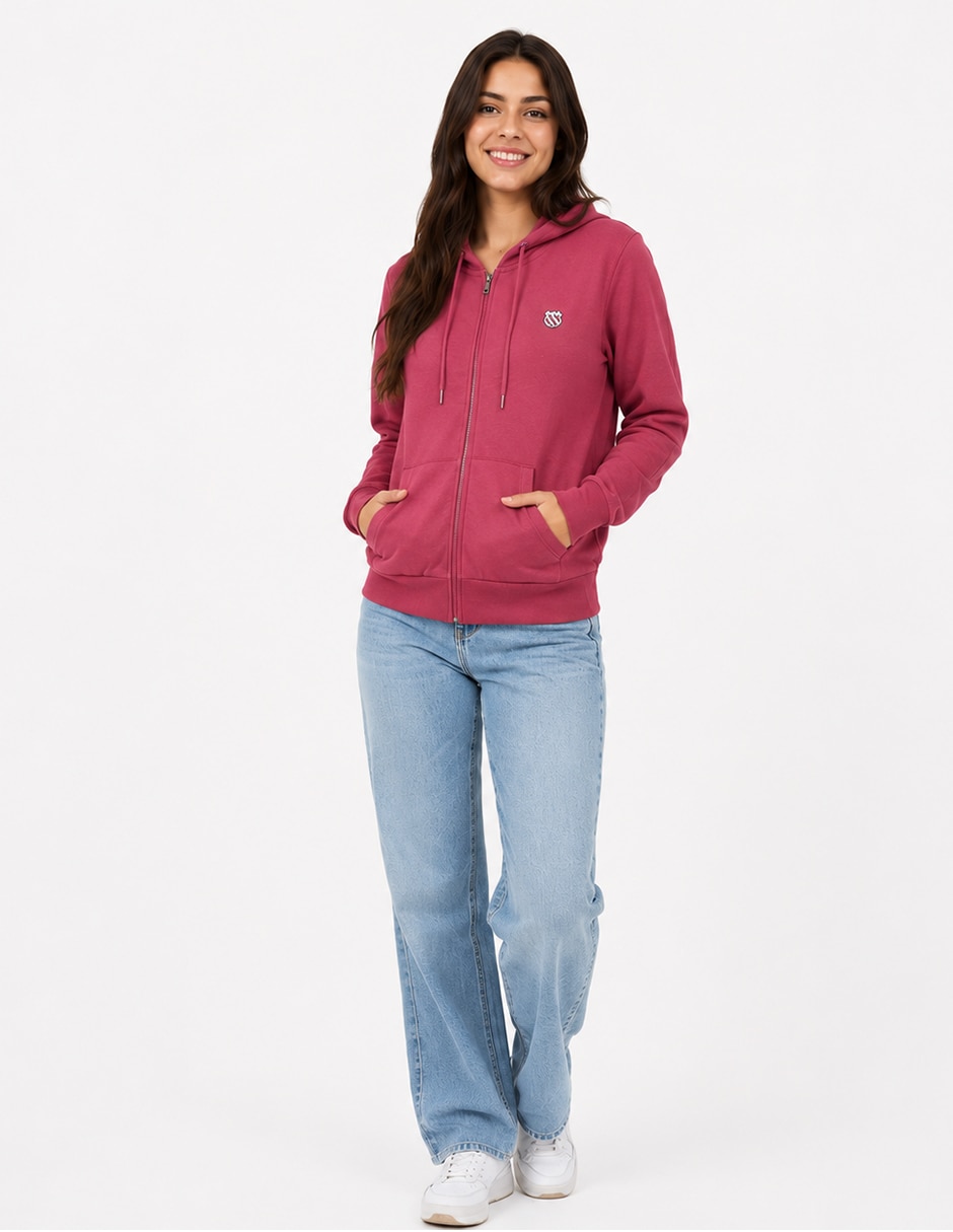 Sudadera con capucha y bolsa awss66 para mujer