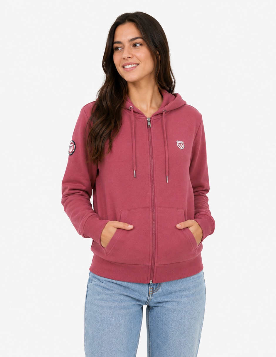 Sudadera con capucha y bolsa awss66 para mujer 2