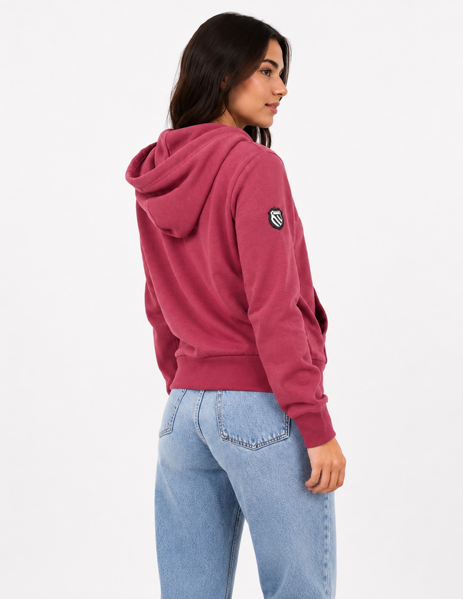 Sudadera con capucha y bolsa awss66 para mujer 3