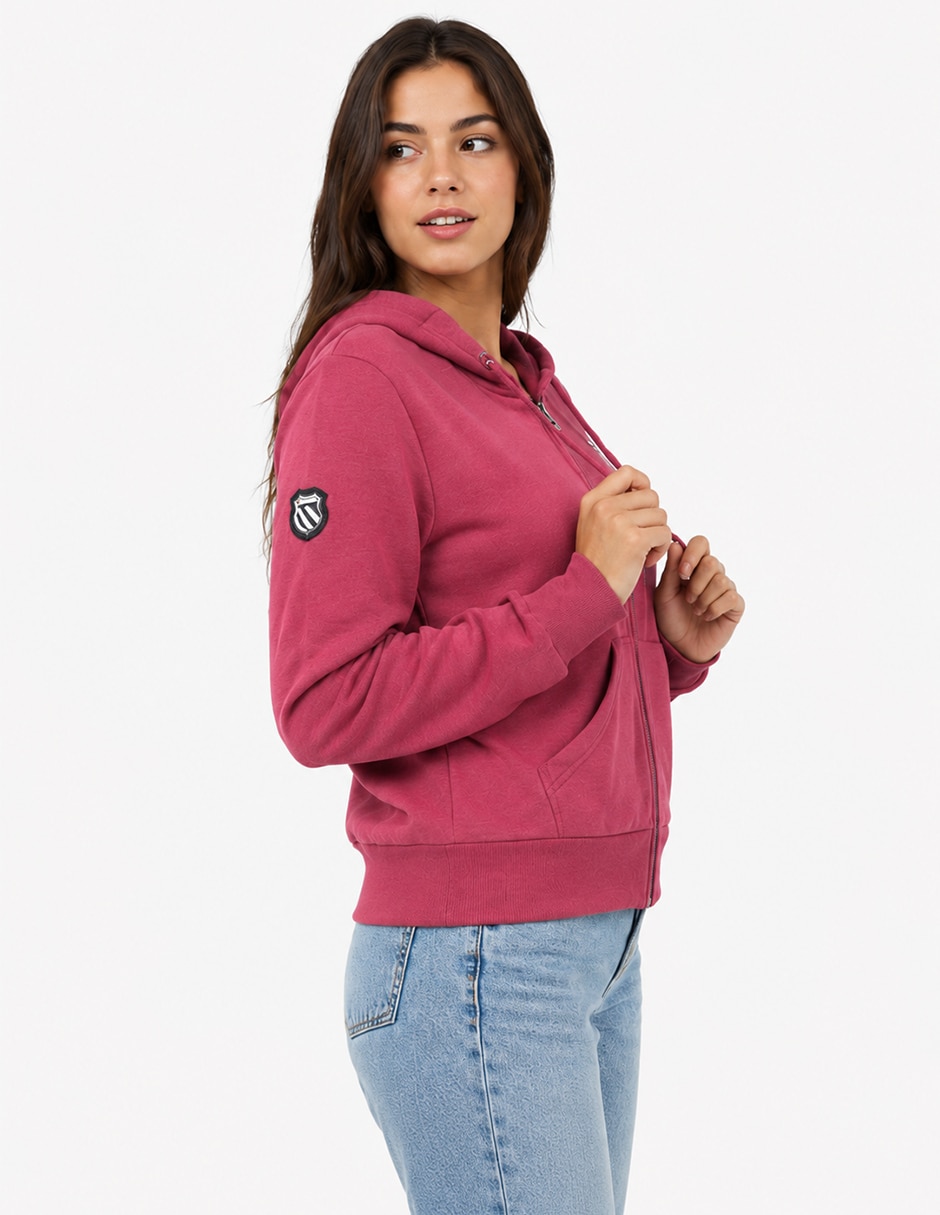 Sudadera con capucha y bolsa awss66 para mujer 4