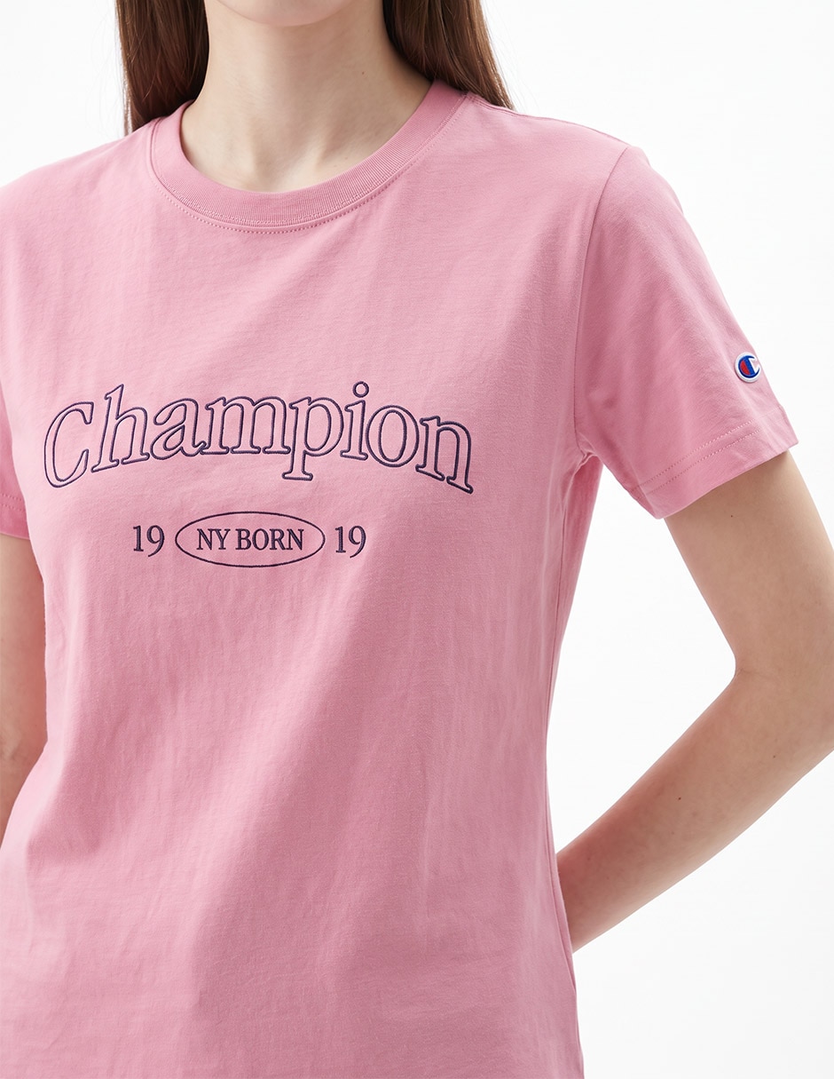 Playera manga corta cuello redondo para mujer 4