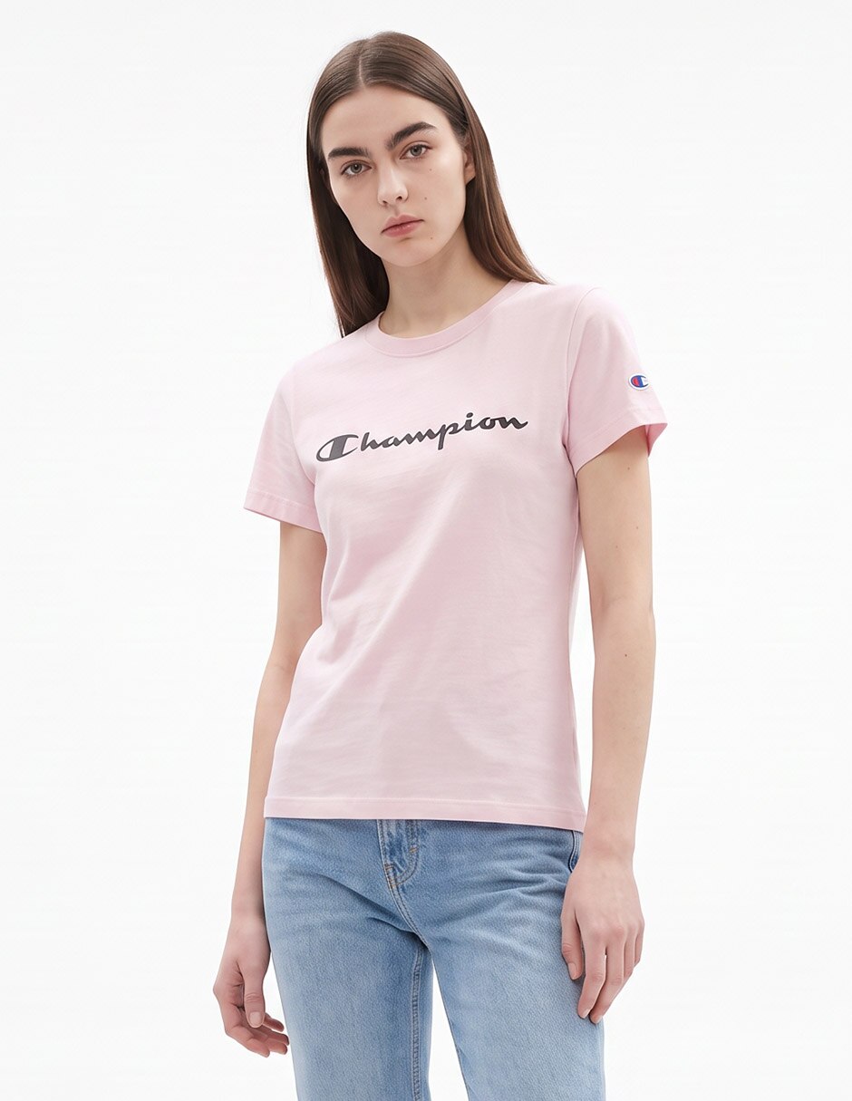 Playera manga corta cuello redondo para mujer Playera manga corta cuello redondo para mujer