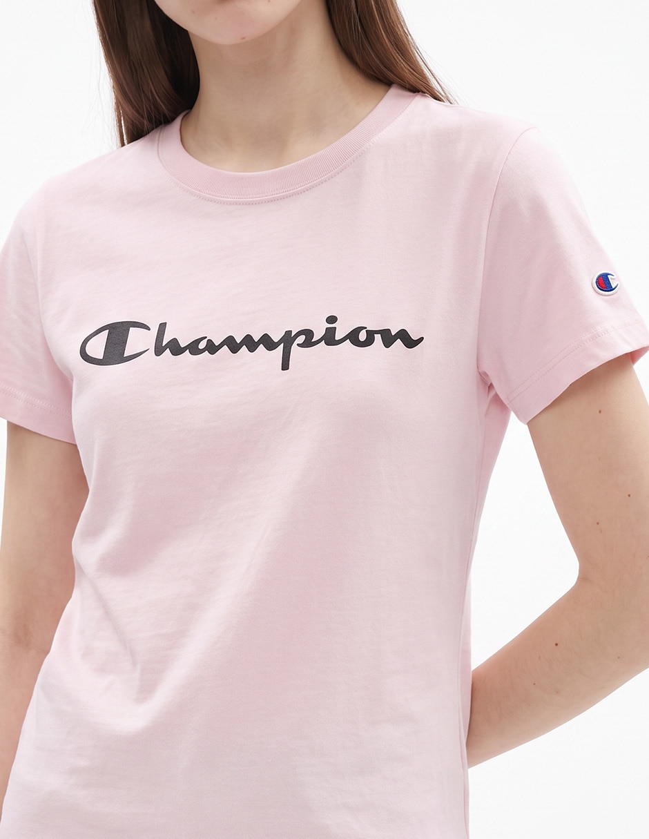 Playera manga corta cuello redondo para mujer 4