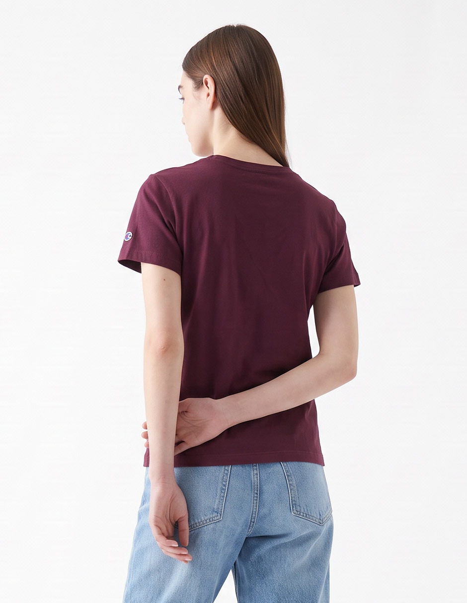 Playera manga corta cuello redondo para mujer 2