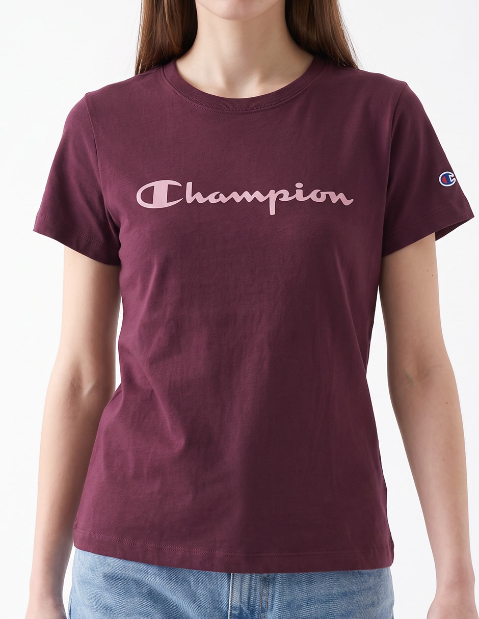 Playera manga corta cuello redondo para mujer 4