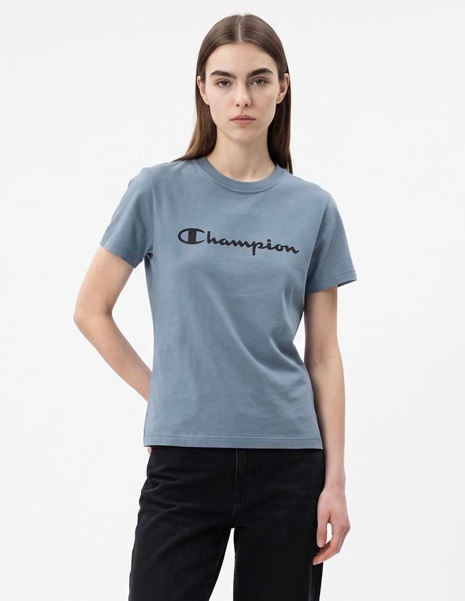 Playera manga corta cuello redondo para mujer Playera manga corta cuello redondo para mujer