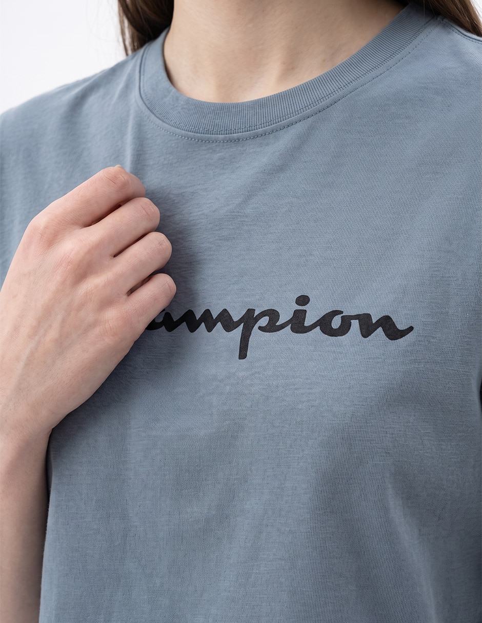 Playera manga corta cuello redondo para mujer 4
