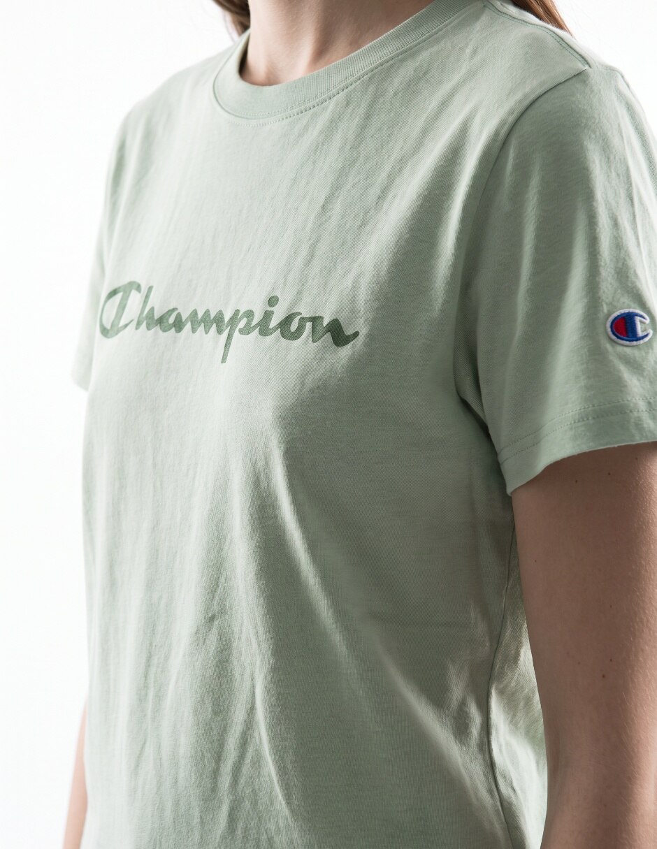Playera manga corta cuello redondo para mujer 3