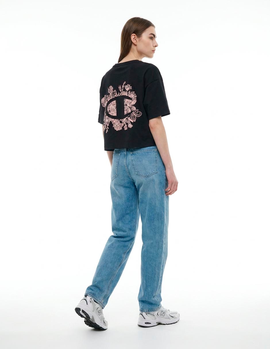 Set playera manga corta cuello redondo para mujer 2