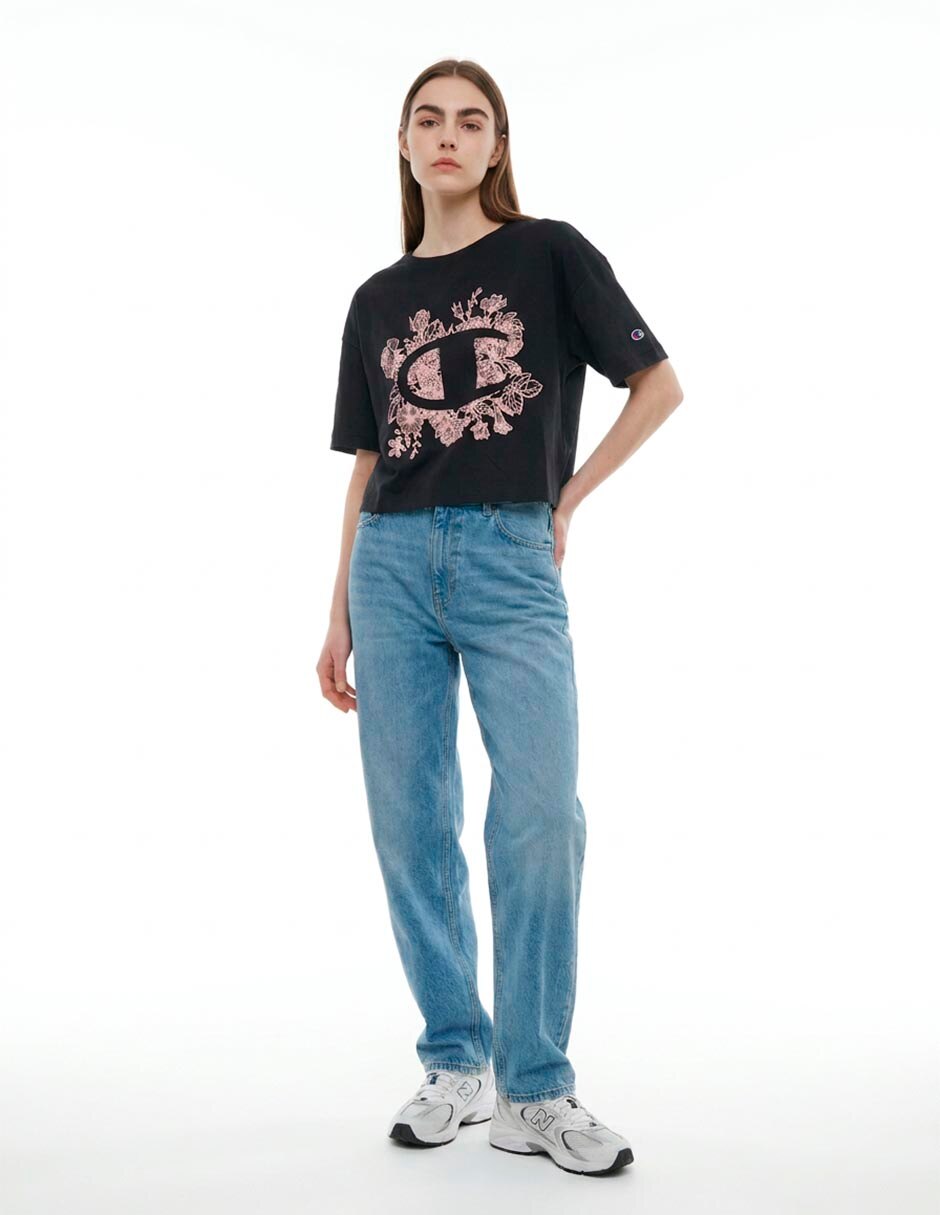 Set playera manga corta cuello redondo para mujer 3