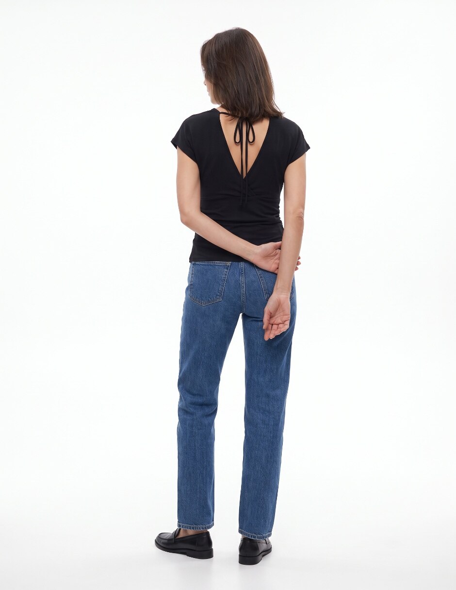 Blusa manga corta para mujer 2