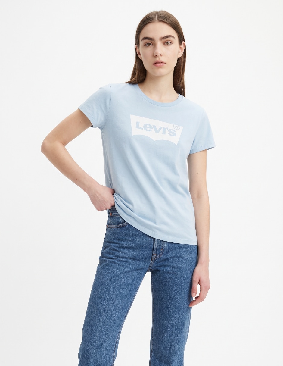 Playera manga corta cuello redondo para mujer Playera manga corta cuello redondo para mujer