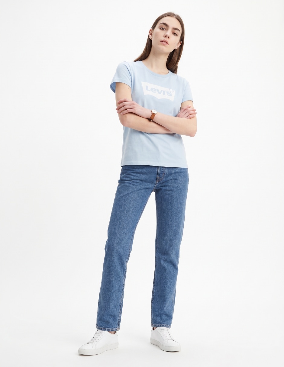 Playera manga corta cuello redondo para mujer 4