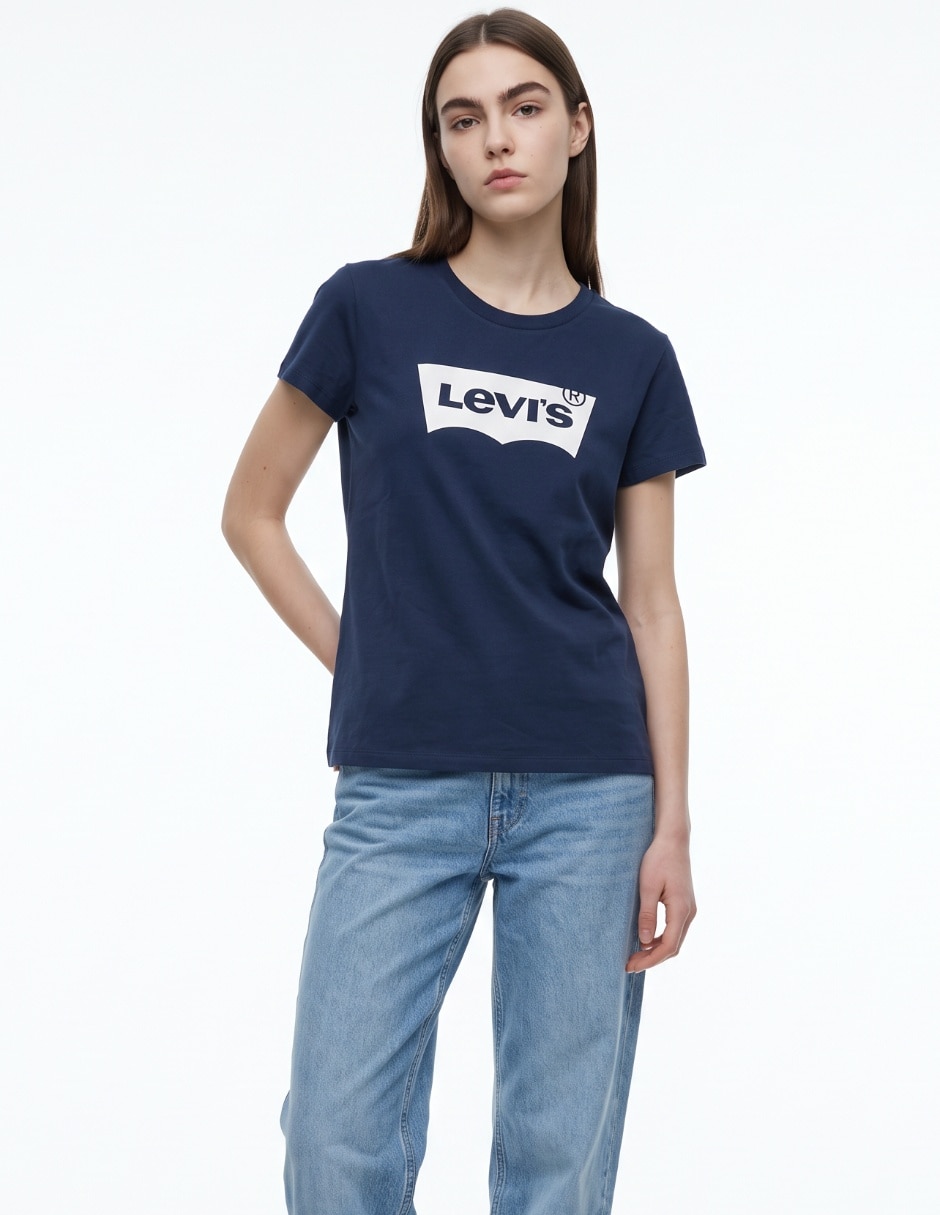 Playera manga corta cuello redondo para mujer Playera manga corta cuello redondo para mujer