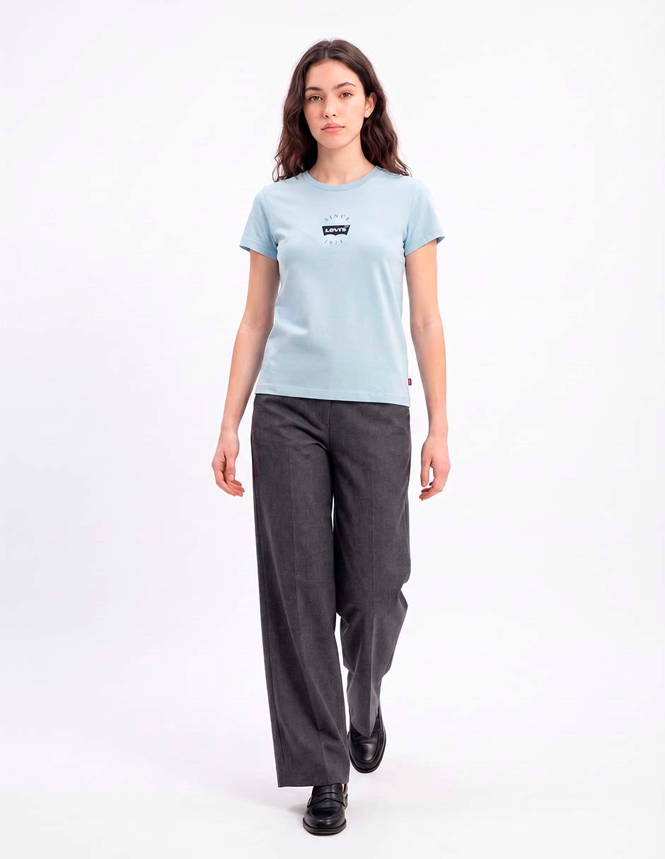 Playera manga corta cuello redondo para mujer 3