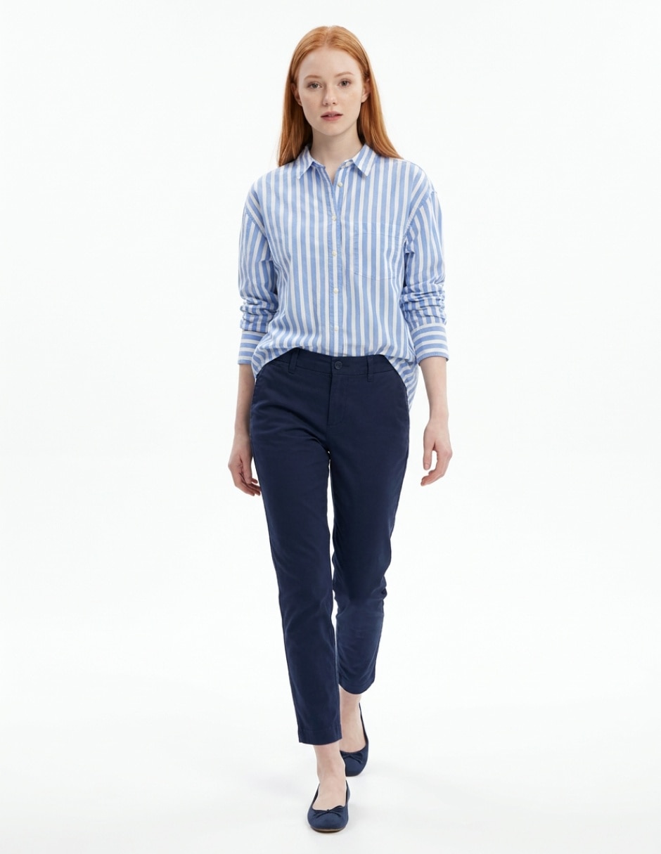Blusa manga larga para mujer
