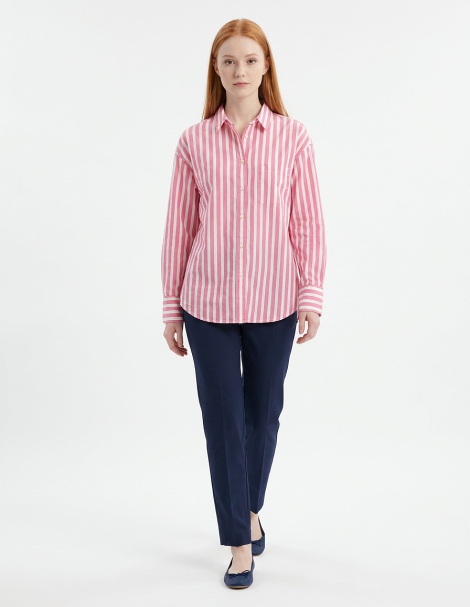 Blusa manga larga para mujer