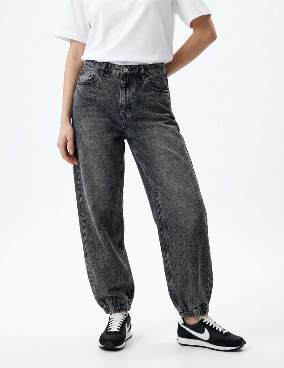 Jeans jogger baggy para mujer Jeans jogger baggy para mujer