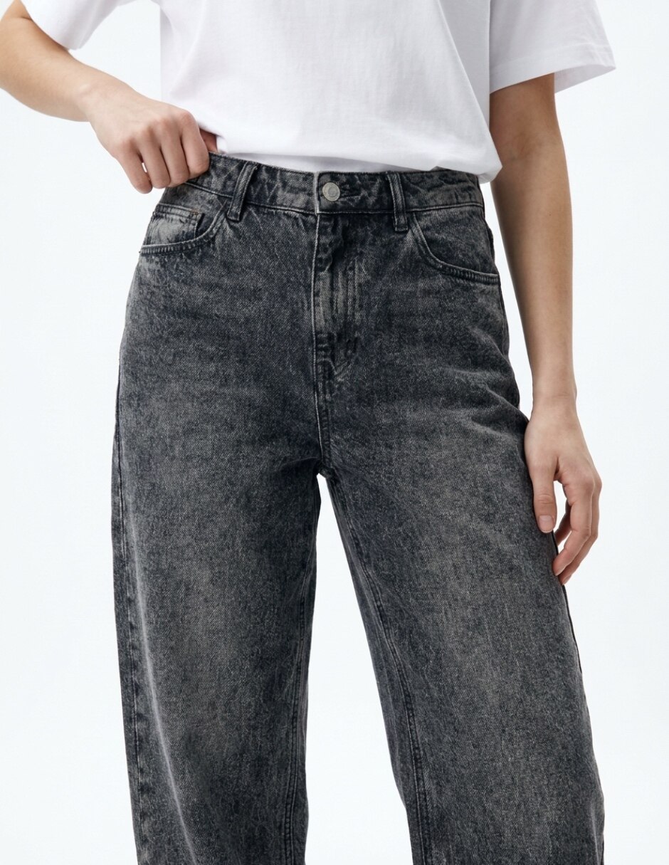 Jeans jogger baggy para mujer 4